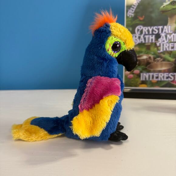 Ty Beanie Boo Wynnie Parrot 6" Plush EUC Colorful Bird Rainbow - Picture 5 of 5